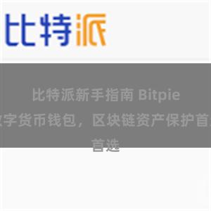 比特派新手指南 Bitpie数字货币钱包，区块链资产保护首选