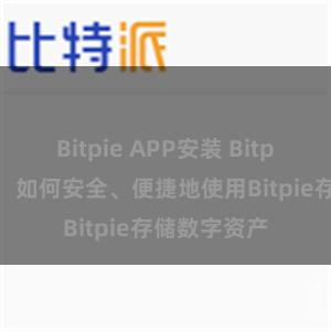 Bitpie APP安装 Bitpie钱包教程：如何安全、便捷地使用Bitpie存储数字资产