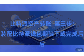比特派资产转账  第三步：装配比特派钱包期骗下载完成后